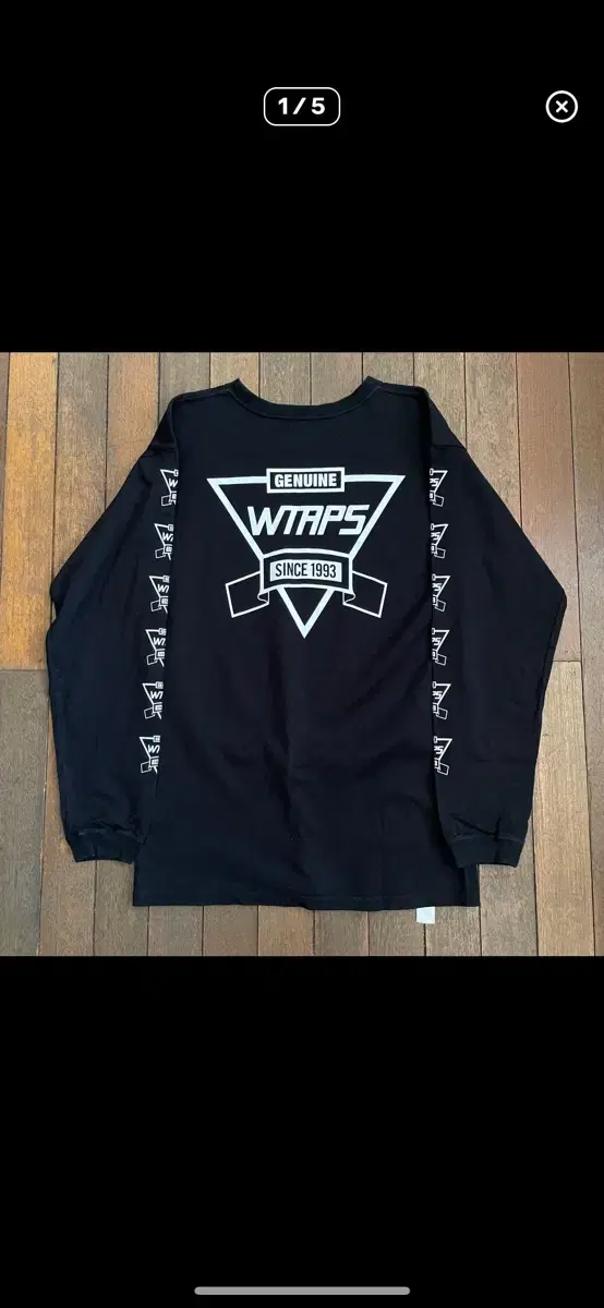 더블탭스 Wtaps 긴팔 롱슬리브